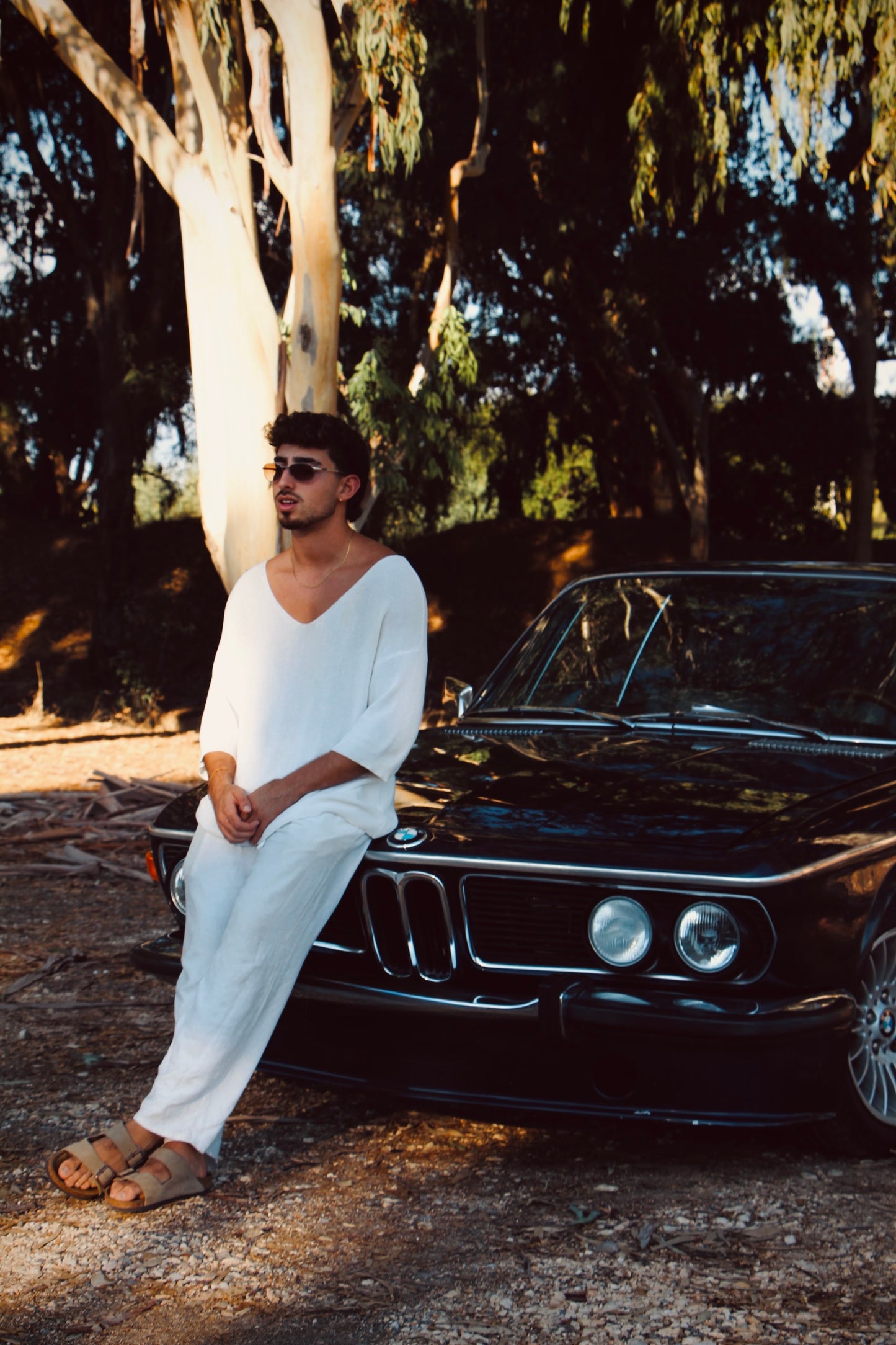 סריג לבן || צאוורון פתוח סטייל מיקונוס